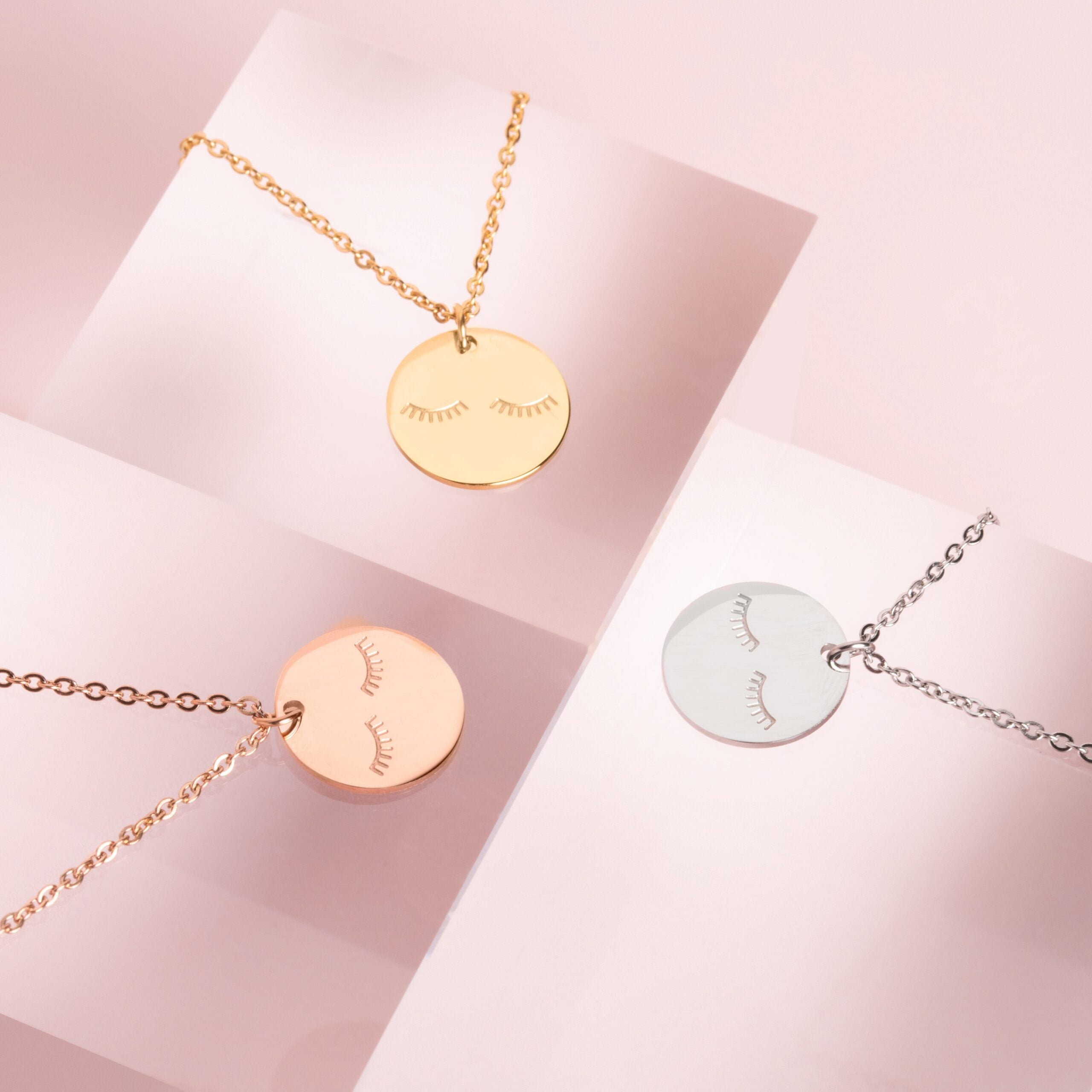 Ketting - gegraveerde wimper