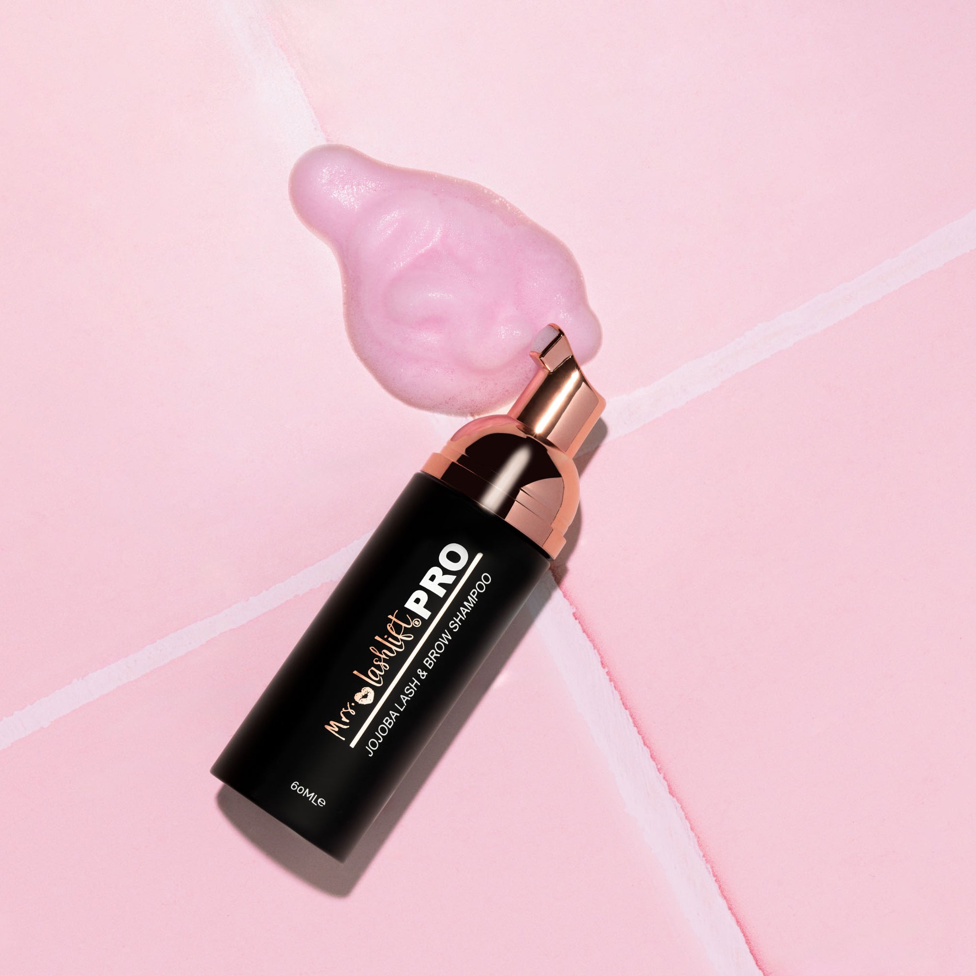 Mrs. Lashlift pink jojoba brow & lash foam