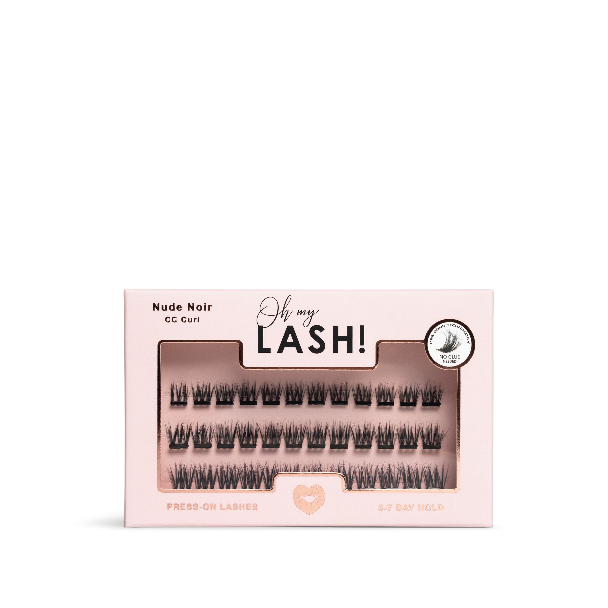 Press on lashes - Nude Noir