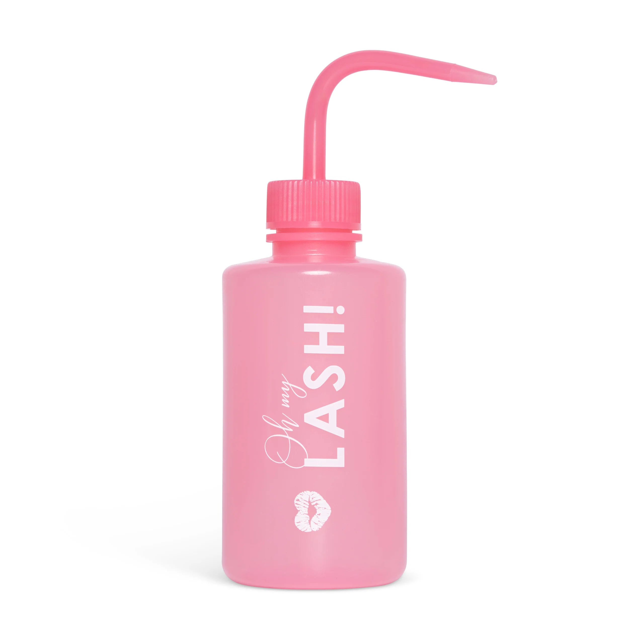 Knijp fles 250 ml - roze & wit