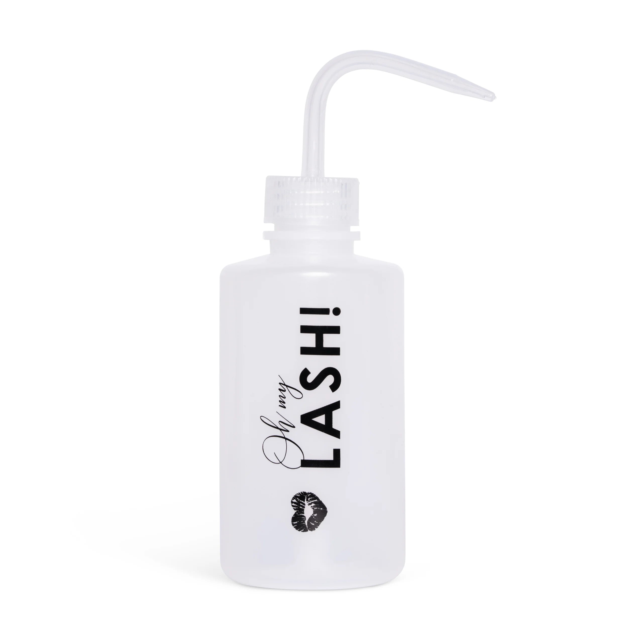 Knijp fles 250 ml - roze & wit
