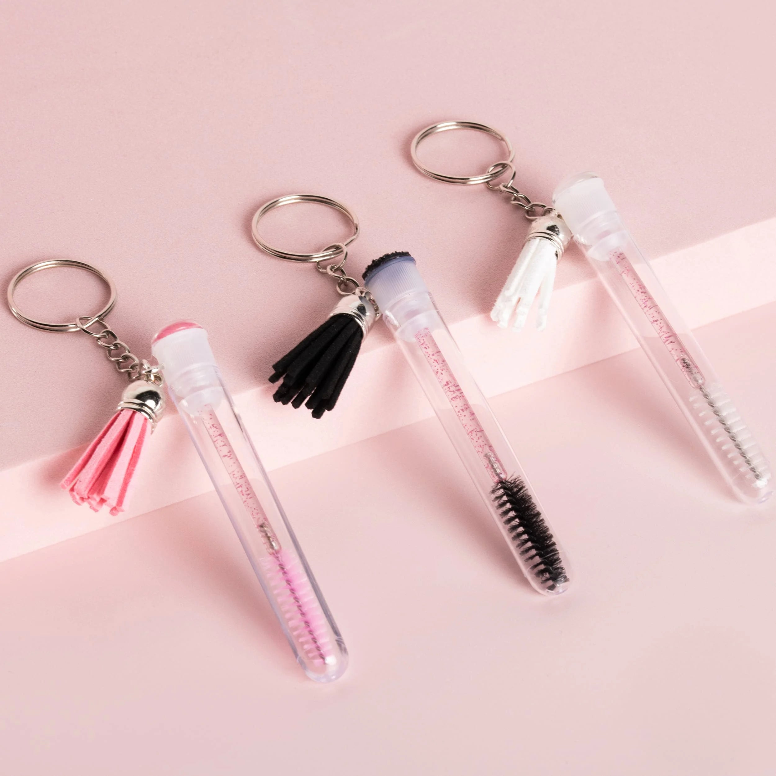 Sleutelhanger mascara borsteltje